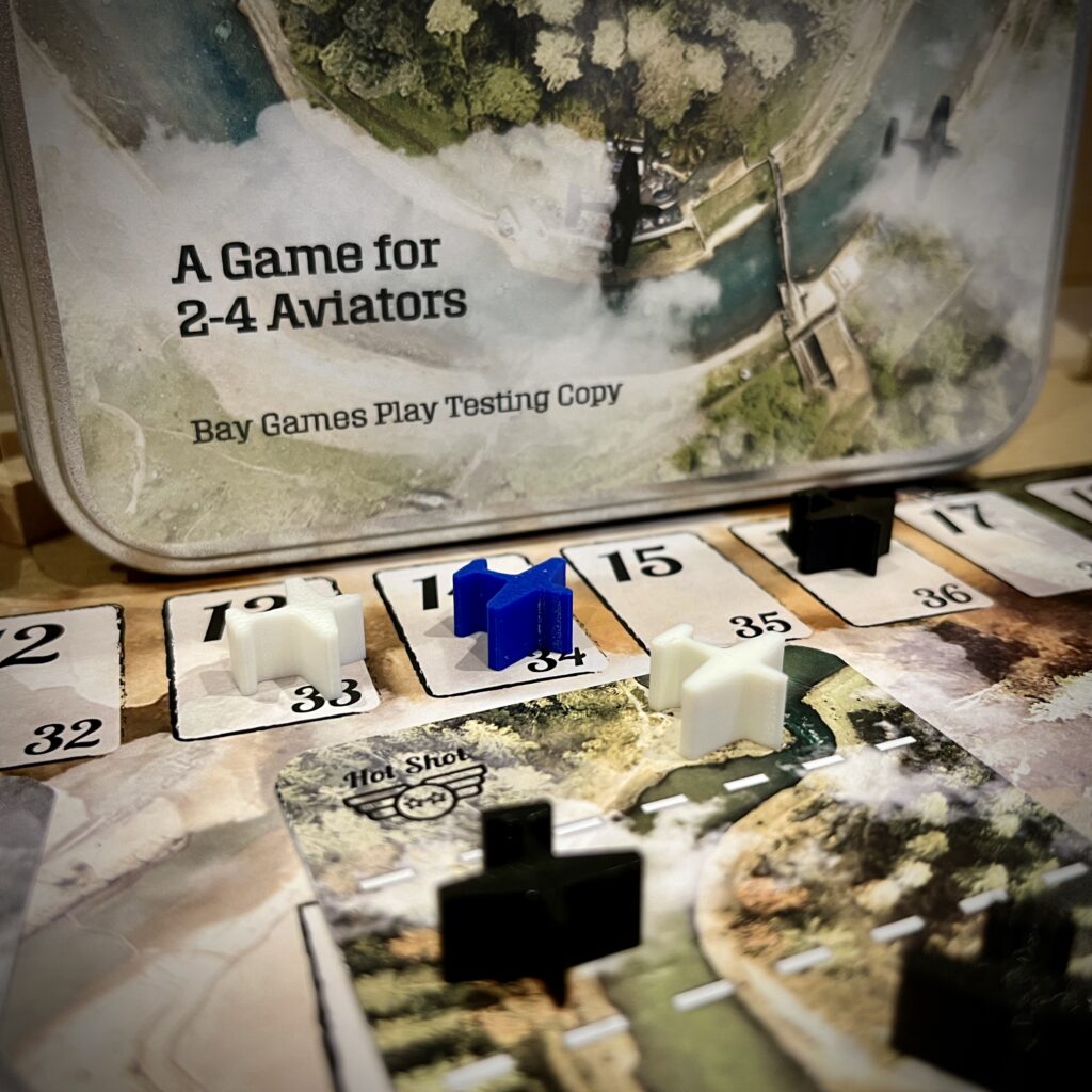 A picture of the drop zone board game.